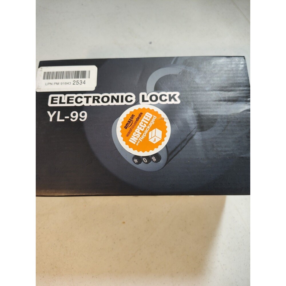 YL-99 Electronic Door Knob with Keypad and Keyless Entry Lock Satin Nickel 965
